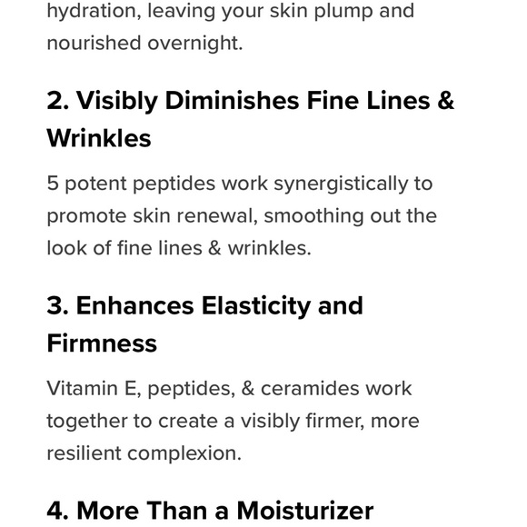 DRMTLGY  Peptide and Ceramide Night Cream, NEW, SAFETY SEALED - Picture 6 of 7